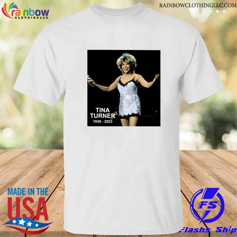 Rip the queen of rock and roll tina turner 1939-2023 shirt