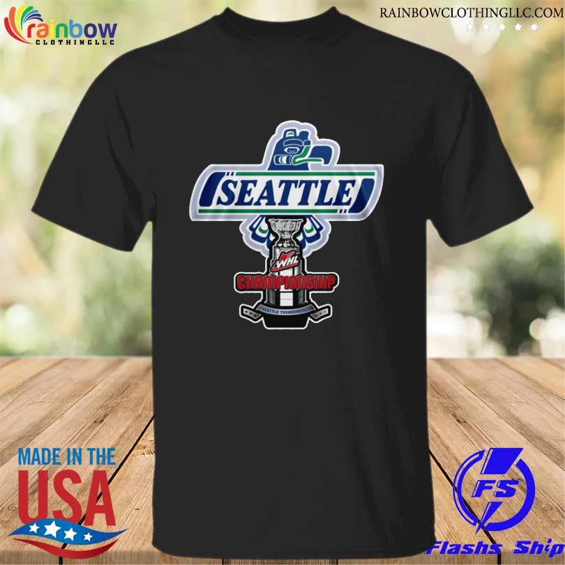 Seattle thunderbirds whl 2023 champions shirt