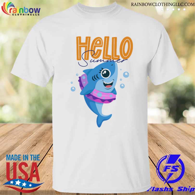Shark hello summer 2023 shirt