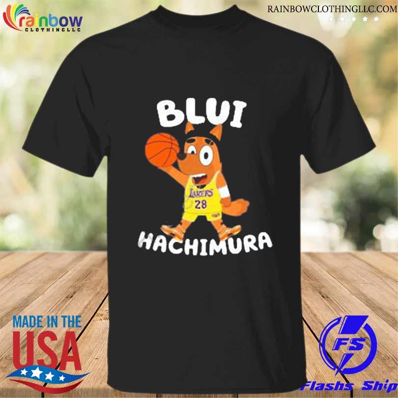 The blue hachimura 2023 shirt