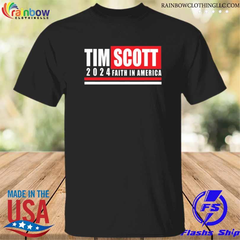 Tim scott 2024 faith in American shirt