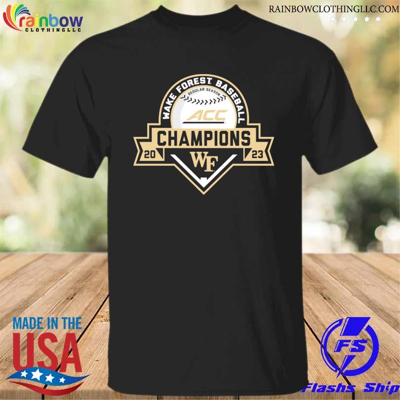Wake Forest Demon Deacons Wake Forest Baseball ACC Champions 2023 shirt