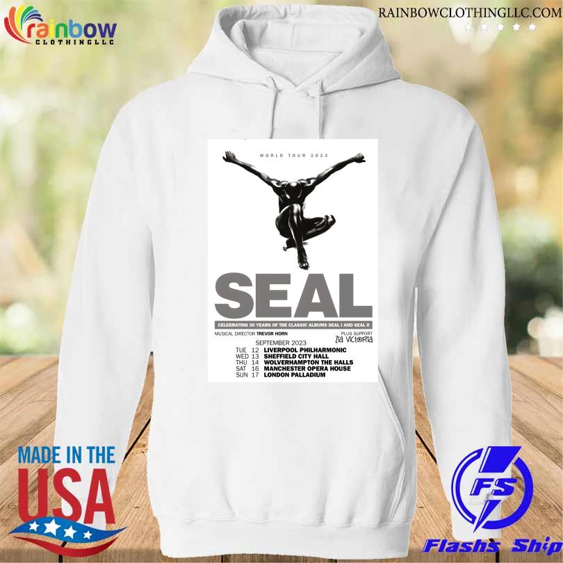Seal singer 30 years of seal I and seal II 2023 Uk tour s hoodie trang