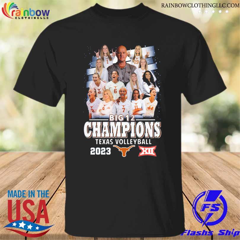 Funny texas Volleyball Big 12 Champions 2023 Shirt