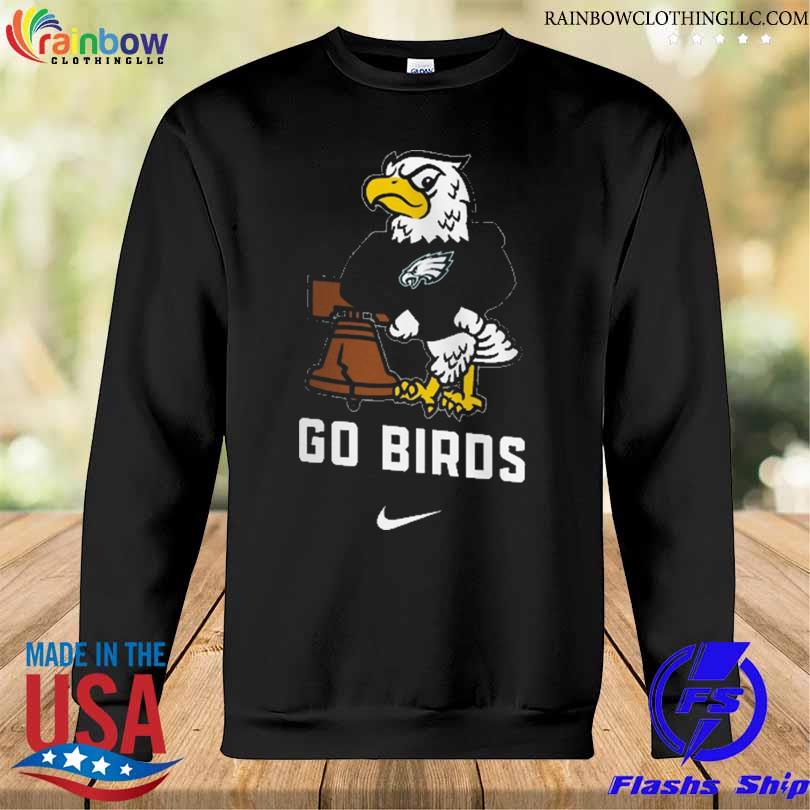 Nike Philadelphia Eagles Youth Anthracite Go Birds Local T-Shirt Sweatshirt den