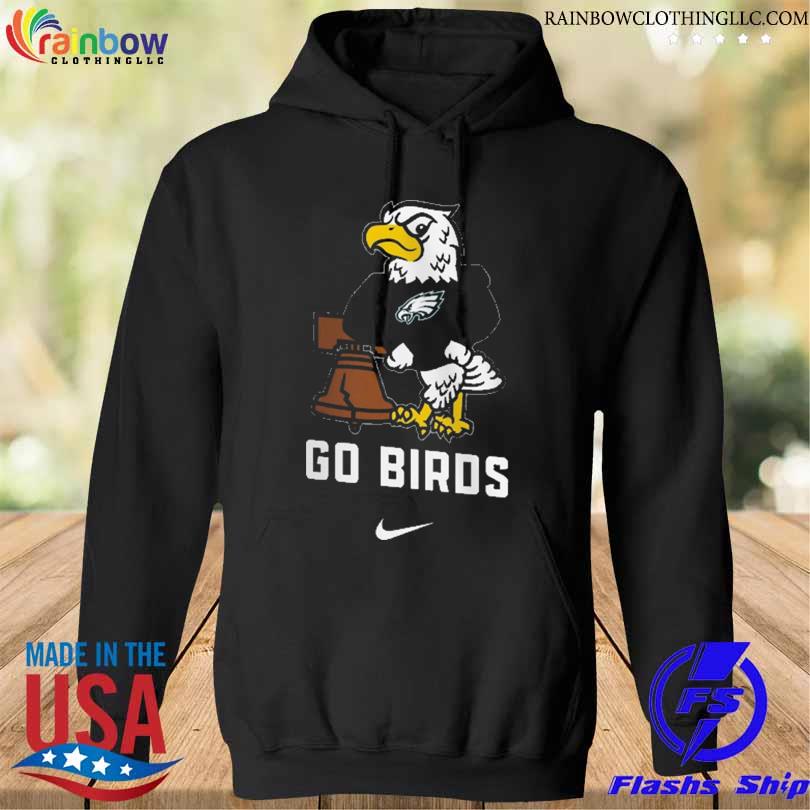 Nike Philadelphia Eagles Youth Anthracite Go Birds Local T-Shirt hoodie den