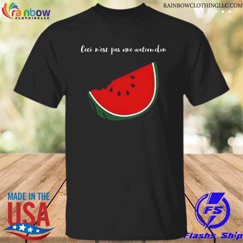 Official ceci N'est Pas Une Watermelon T-Shirt