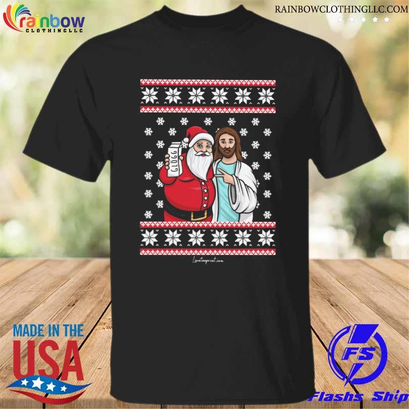 Official santa claus jesus x xmas ugly Christmas sweater