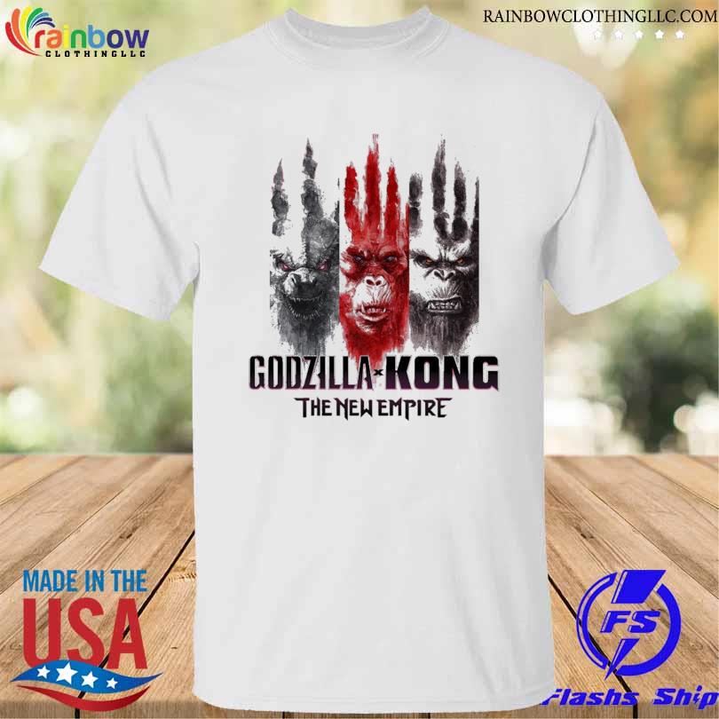 Godzilla x kong the new empire 2024 unite movie 2023 shirt, hoodie ...