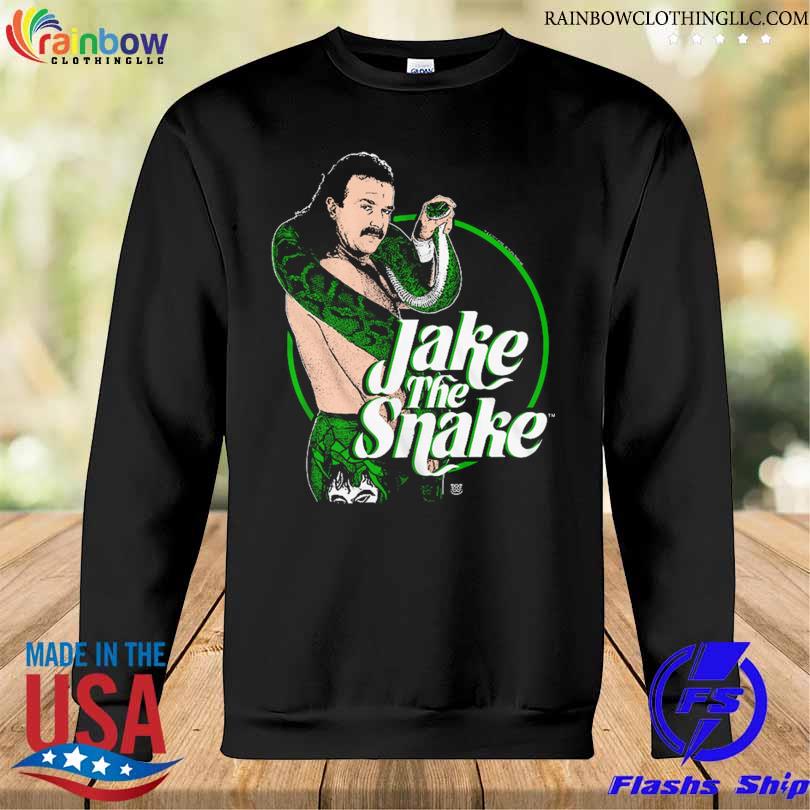 Jake The Snake Roberts Ripple Junction Illustrated Graphic T-Shirt Sweatshirt den