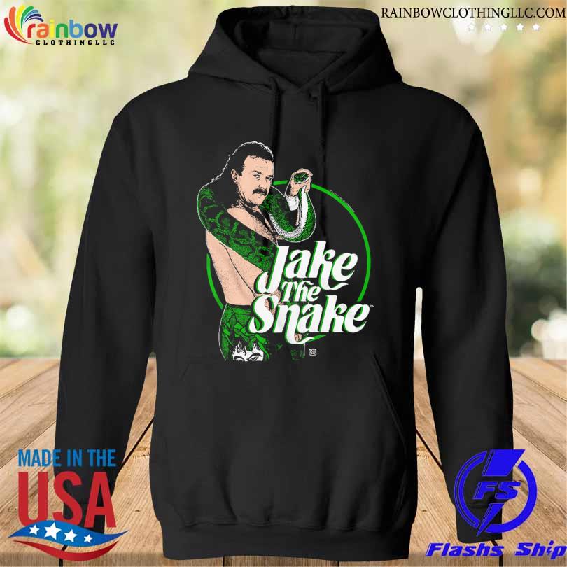 Jake The Snake Roberts Ripple Junction Illustrated Graphic T-Shirt hoodie den