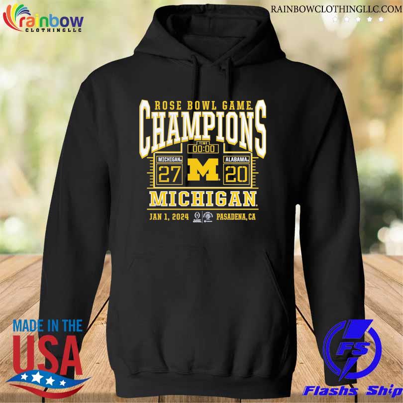Michigan Wolverines College Football Playoff 2024 Rose Bowl Champions ...